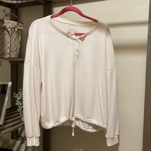 American Eagle Pullover Crewneck with Bottom Tie